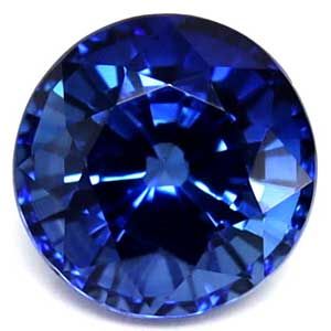 SAPPHIRE FACETED 1.15ct BLUE Intense Blue EC SRILANKA HEATED