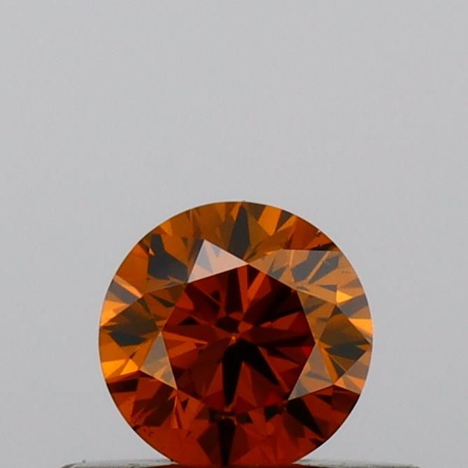 0.29 CT Fancy Vivid Orange ROUND