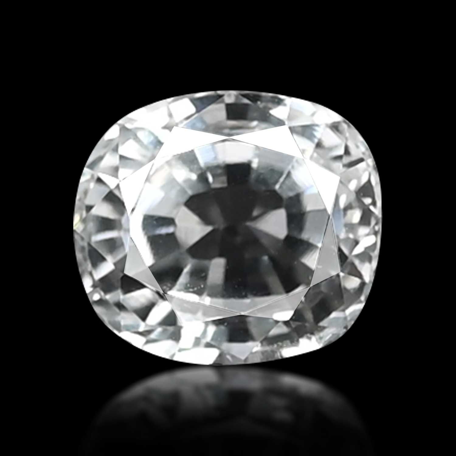 TOPAZ FACETED 5.01ct WHITE MI BRAZIL NONE