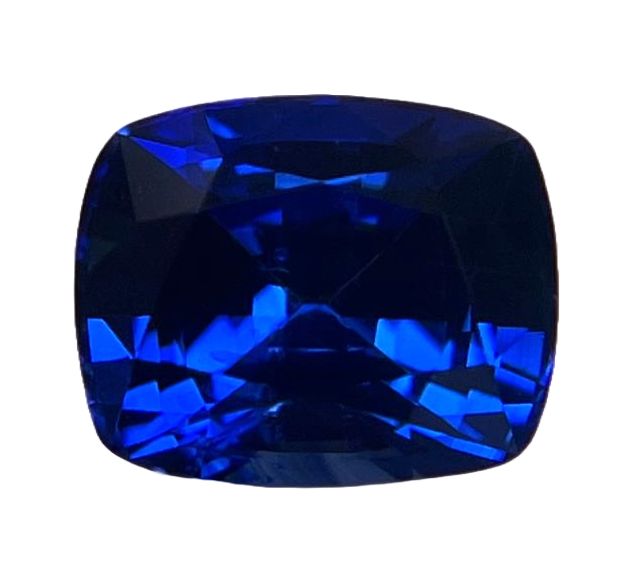 SAPPHIRE FACETED 2.3ct BLUE Blue EC SRILANKA HEATED