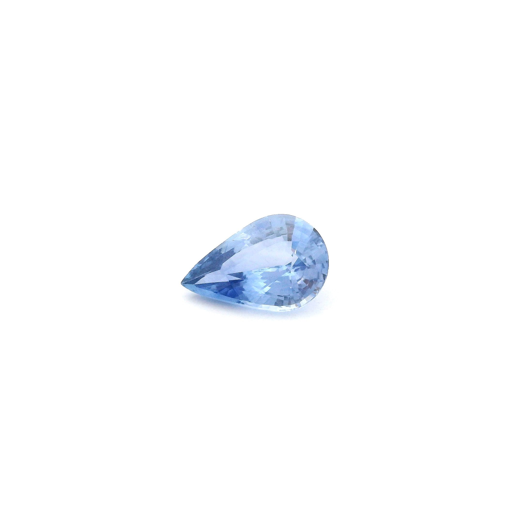 0.63 ct Pear sapphire