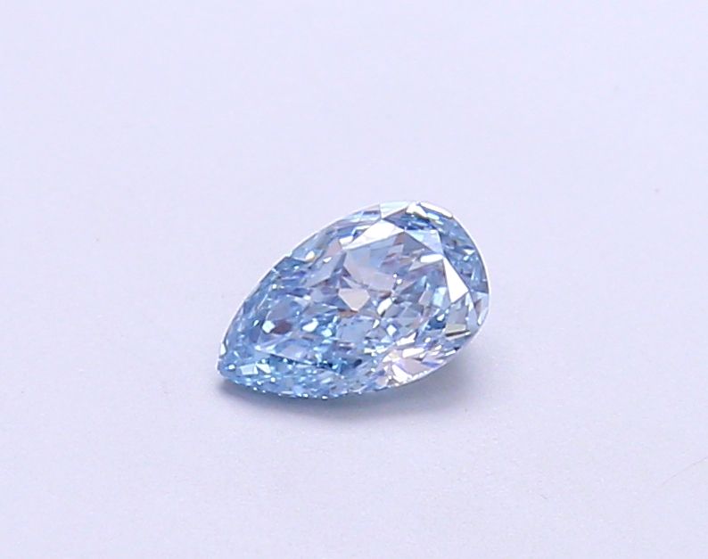 0.33 CT Fancy Vivid Blue PEAR