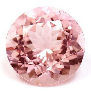 Morganit 4,46 ct, różowy, szlif okrągły