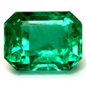 Szmaragd 1,63 ct, zielony, szlif szmaragdowy