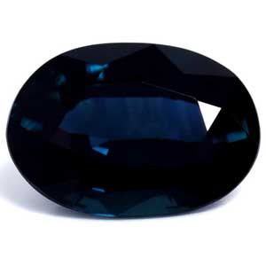 SAPPHIRE FACETED 0.87ct BLUE Deep Blue EC MADAGASCAR NONE
