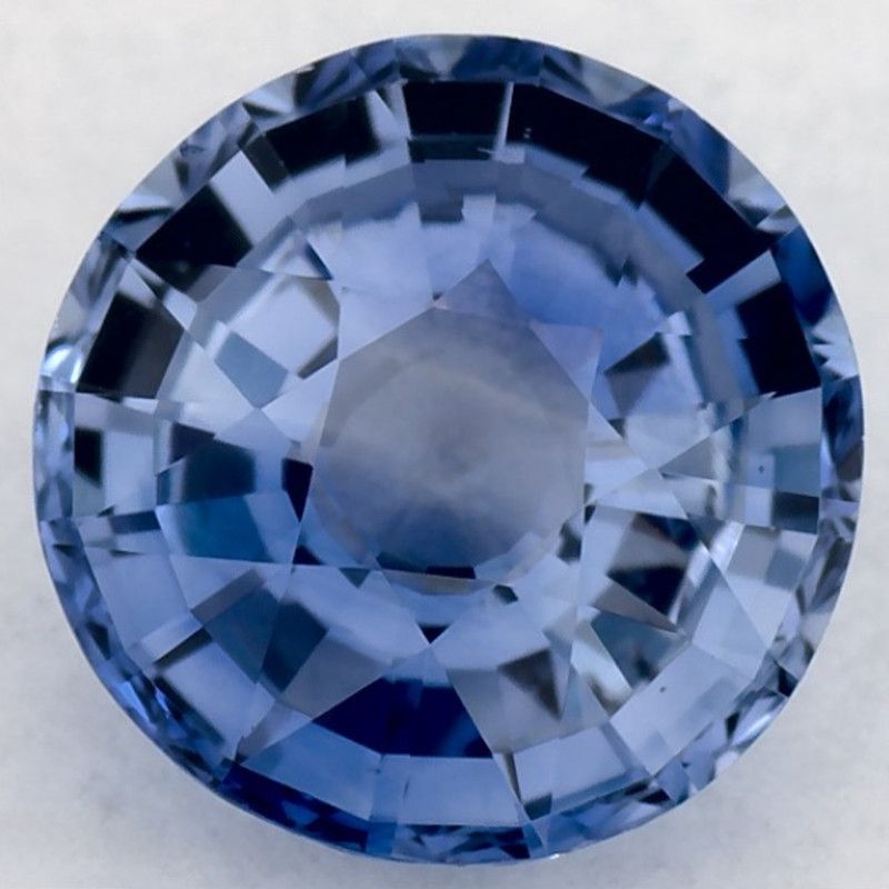 Szafir 1,86 ct, niebieski, szlif okrągły