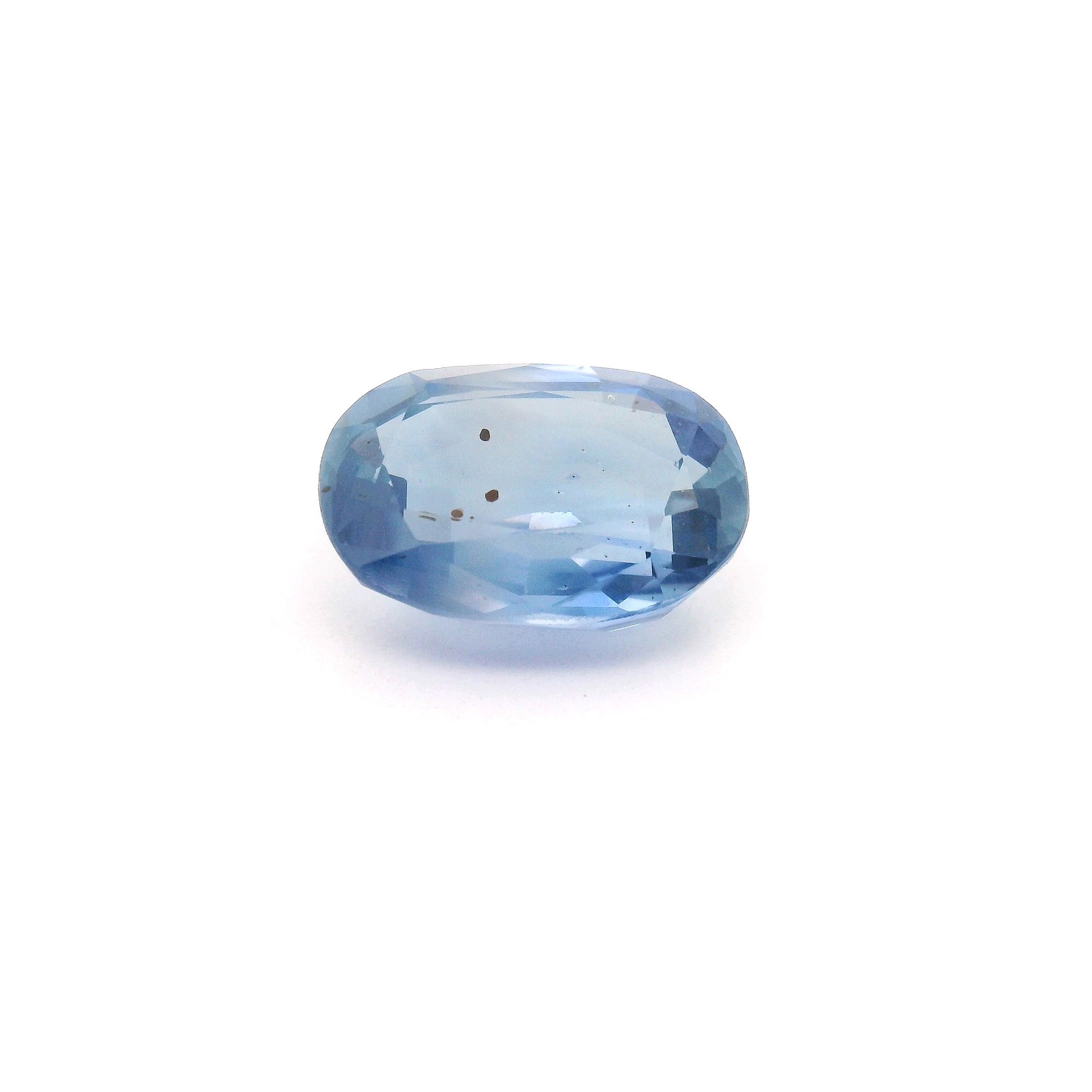 SAPPHIRE FACETED 2.83ct BLUE medium intense SI SRILANKA NONE