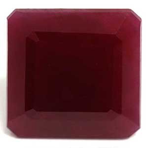 Rubin 7,69 ct, czerwony, szlif szmaragdowy