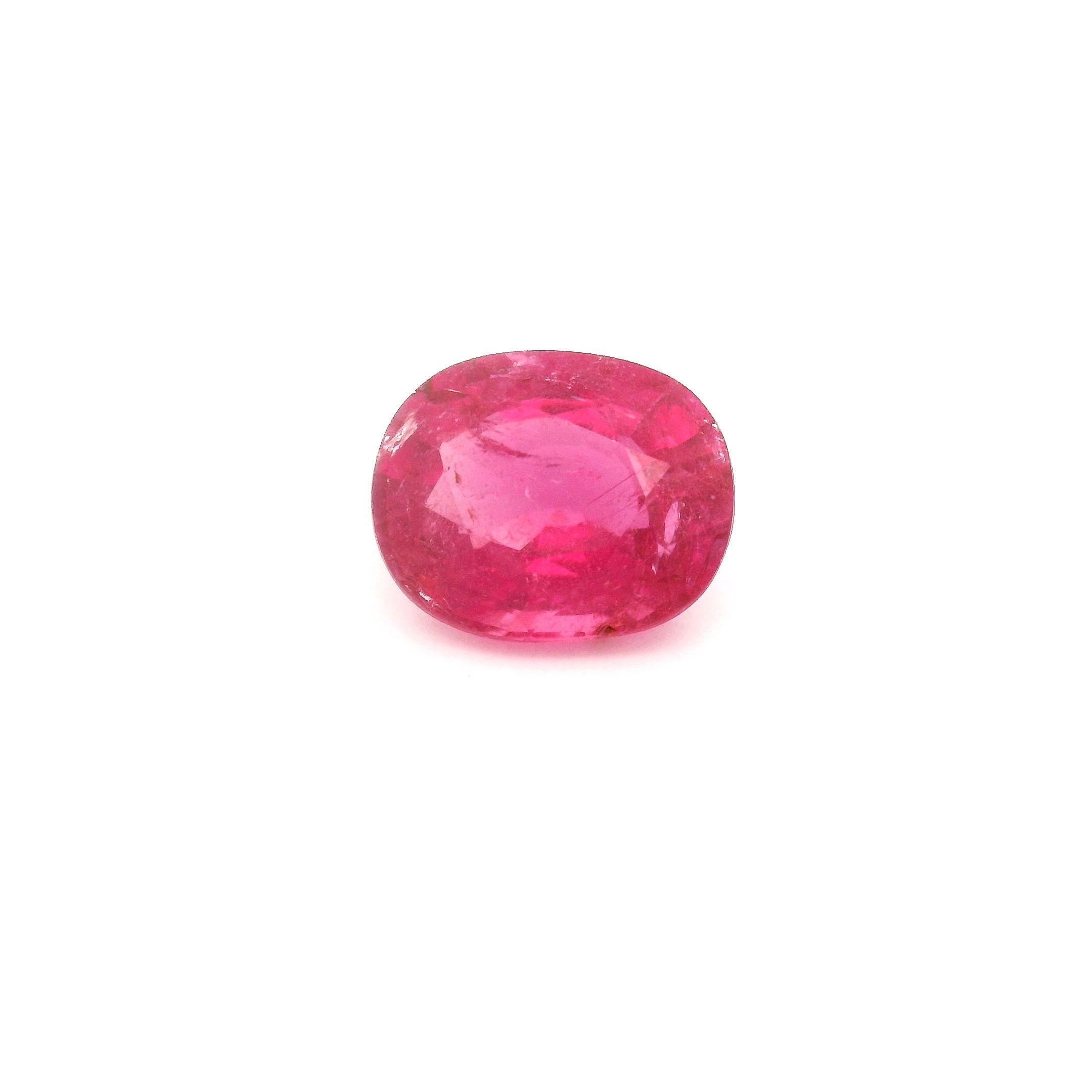 Turmalin 1,55 ct, różowy, szlif owalny