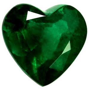 Szmaragd 2,22 ct, zielony, szlif serce