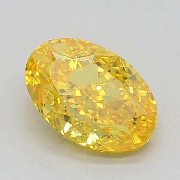 0.7 CT Fancy Vivid Yellow OVAL