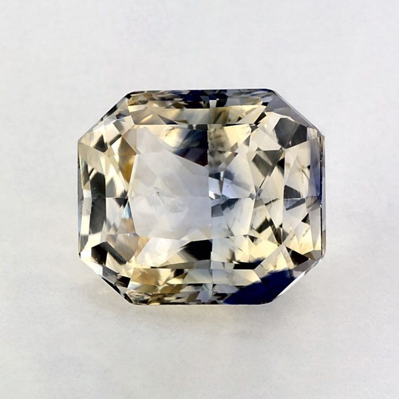 Szafir 7,52 ct, żółty, szlif radiant