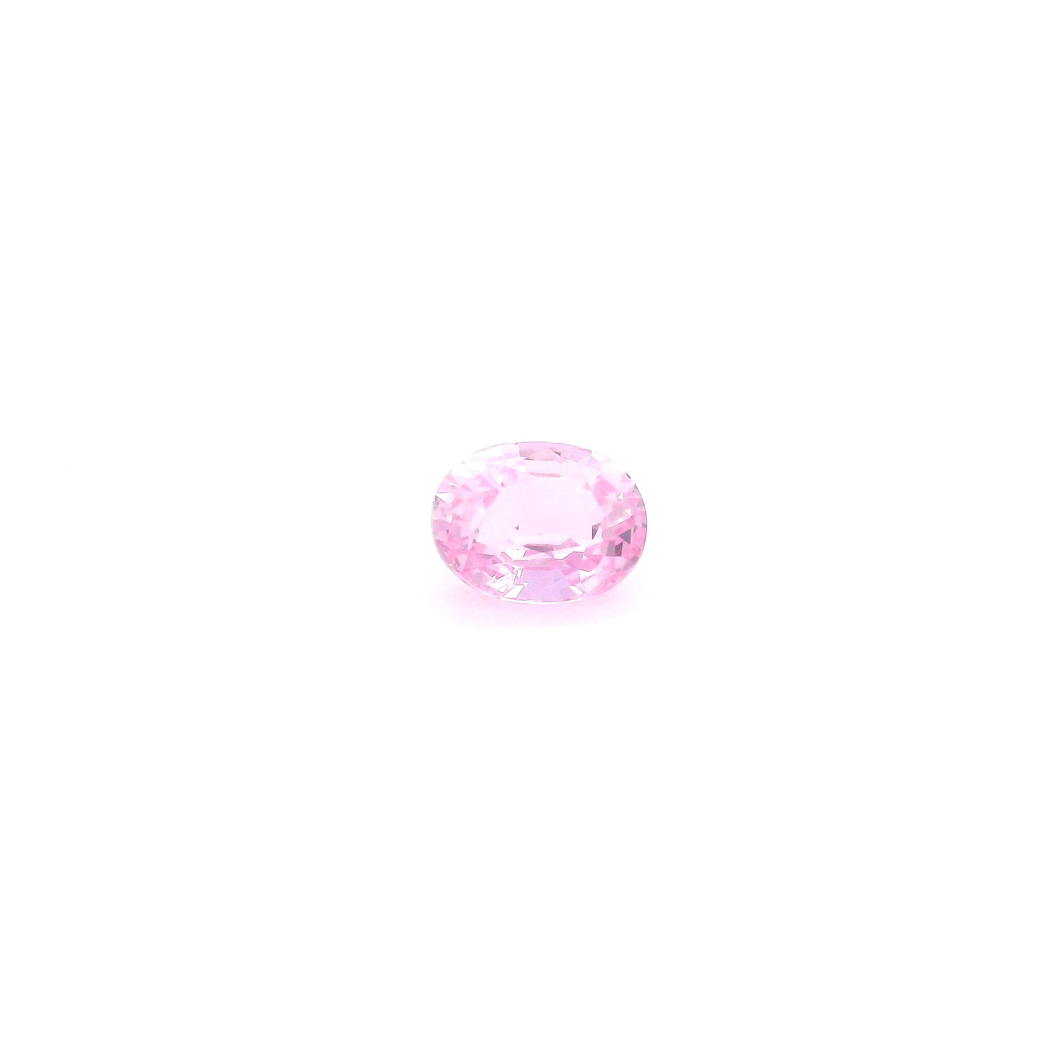 SAPPHIRE FACETED 0.49ct PINK Purple pink EC MADAGASCAR NONE