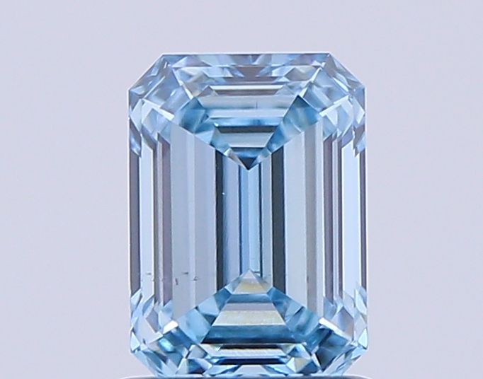 1.06 CT Fancy Vivid Blue EMERALD