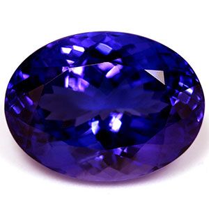 Tanzanit 12,06 ct, niebieski, szlif owalny