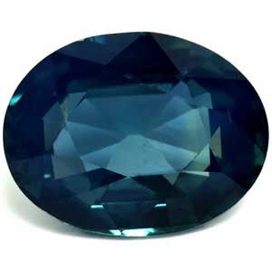 Szafir 1,52 ct, morski, szlif owalny