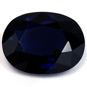 Szafir 6,19 ct, niebieski, szlif owalny