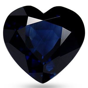 SAPPHIRE FACETED 3.91ct BLUE Navy Blue EC MADAGASCAR HEATED
