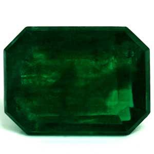 Szmaragd 1,54 ct, zielony, szlif szmaragdowy