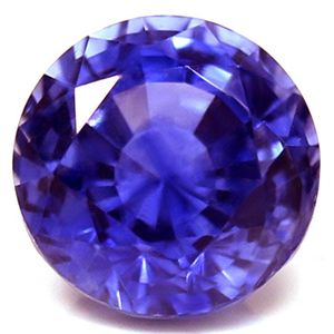Szafir 1,35 ct, niebieski, szlif okrągły