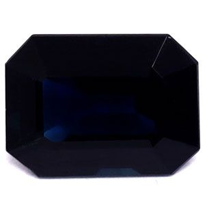 Szafir 1,82 ct, niebieski, szlif szmaragdowy