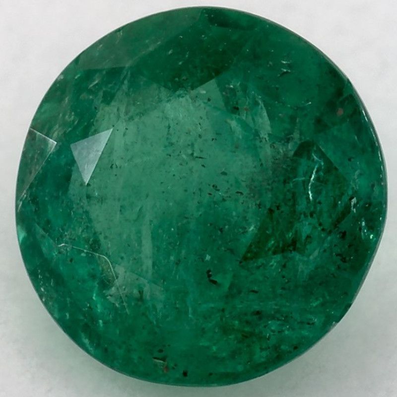 Szmaragd 2,14 ct, zielony, szlif okrągły