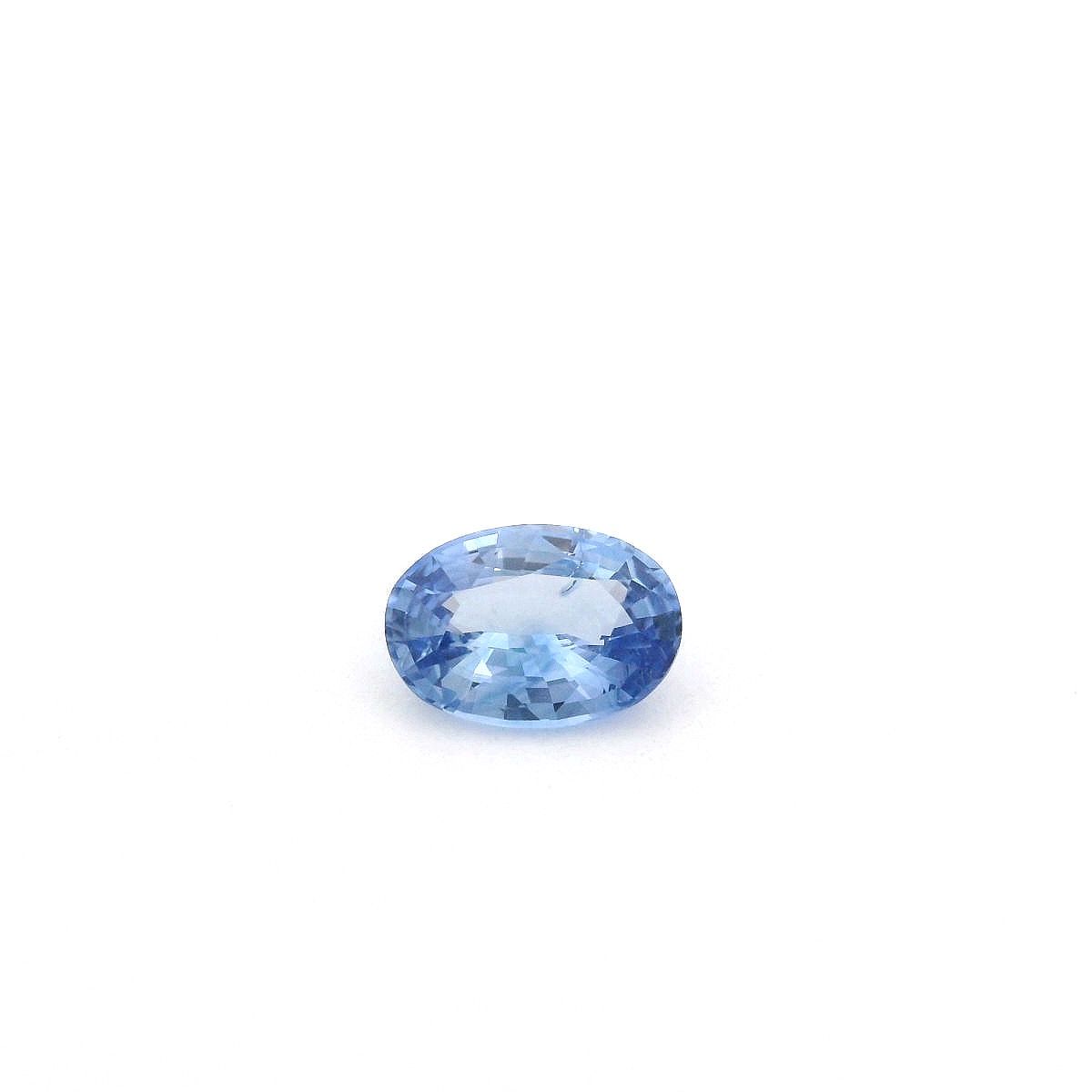 SAPPHIRE FACETED 0.8ct BLUE Light EC SRILANKA HEATED