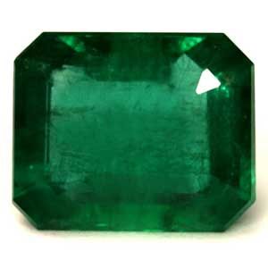 Szmaragd 2,28 ct, zielony, szlif szmaragdowy