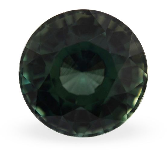 SAPPHIRE FACETED 1.24ct GREEN Green EC MADAGASCAR NONE
