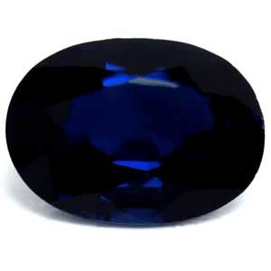 SAPPHIRE FACETED 0.9ct BLUE Deep Blue EC MADAGASCAR NONE
