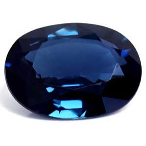 Szafir 1,48 ct, niebieski, szlif owalny