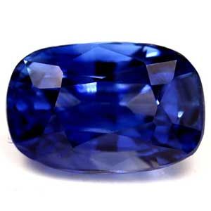 Szafir 1,12 ct, niebieski, szlif cushion