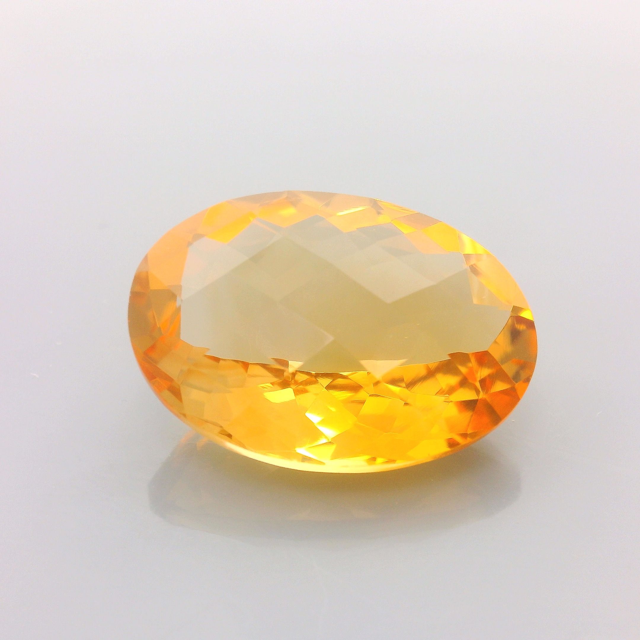 Cytryn 10,63 ct, żółty, szlif owalny
