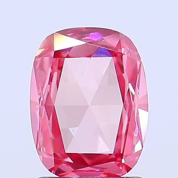 1.04 CT Fancy Vivid Pink CUSHION BRILLIANT