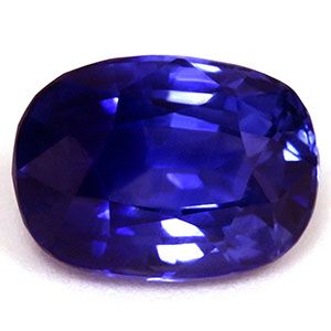 Szafir 1,85 ct, niebieski, szlif cushion