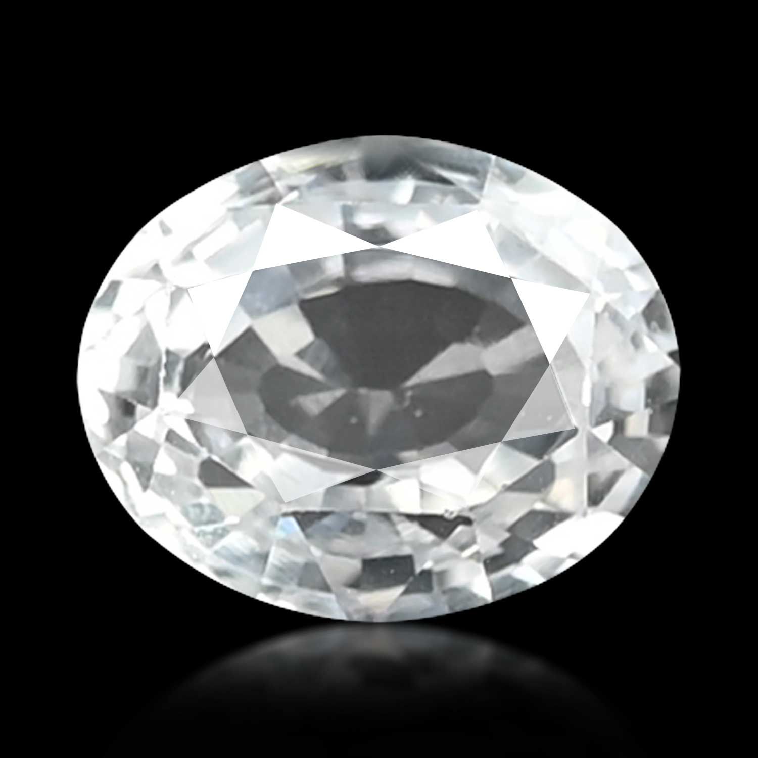 TOPAZ FACETED 7.09ct WHITE MI BRAZIL NONE