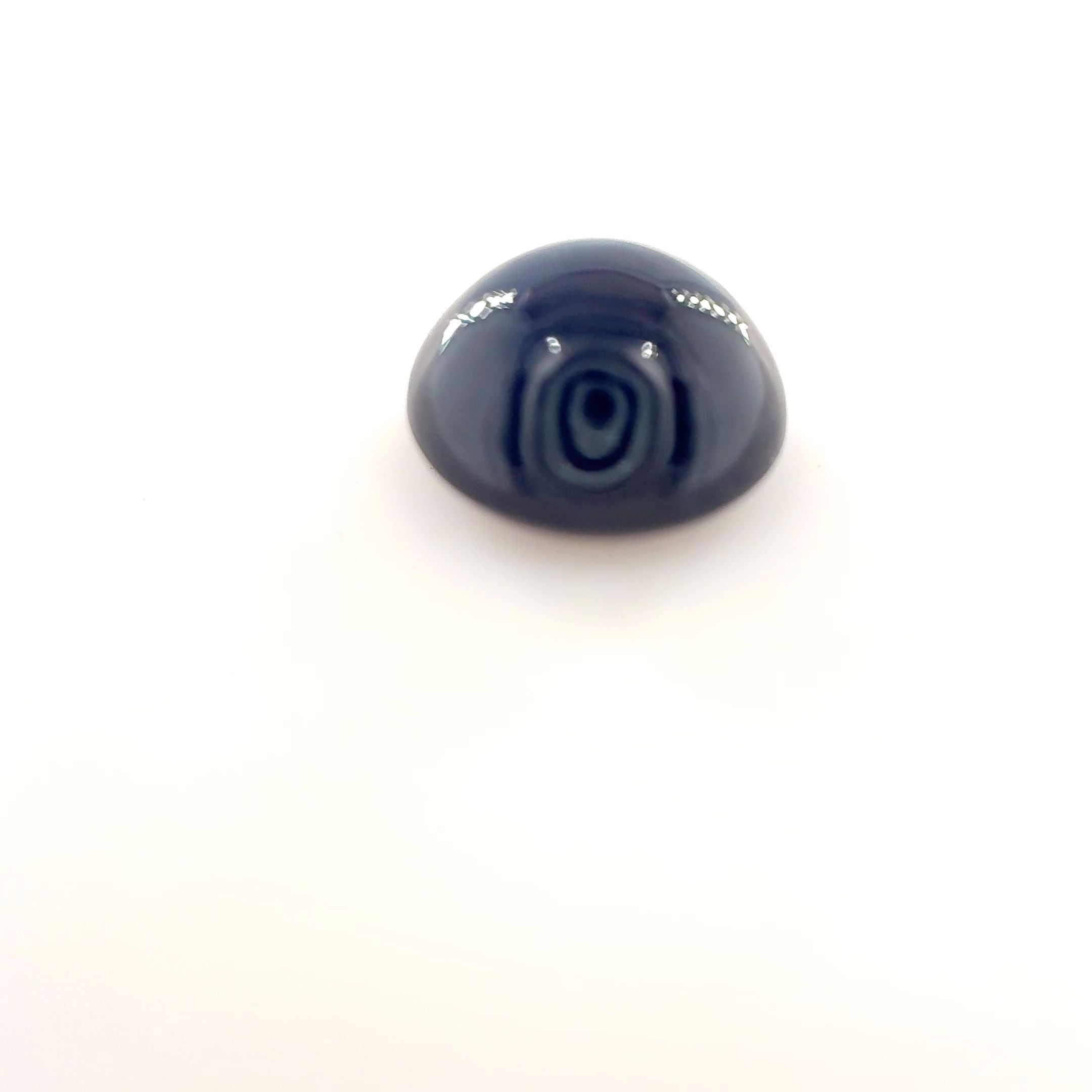 Szafir 2,10 ct, niebieski, kaboszon