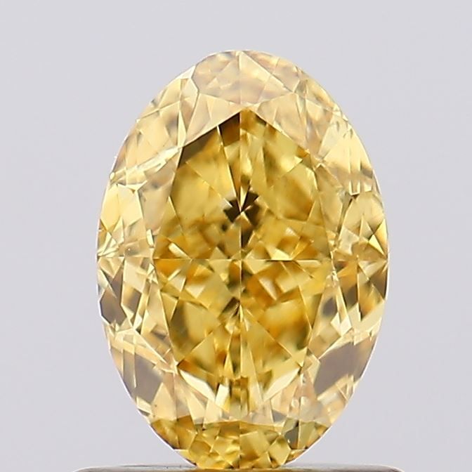 1.02 CT Fancy Vivid Yellow OVAL