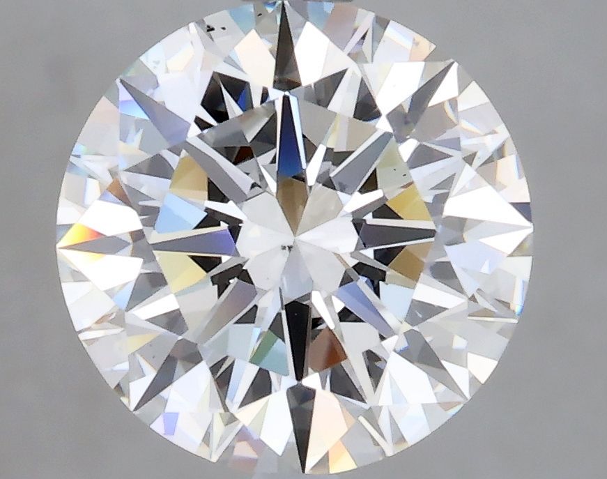 ROUND 2.51 Ct  F VS2 EX EX NON