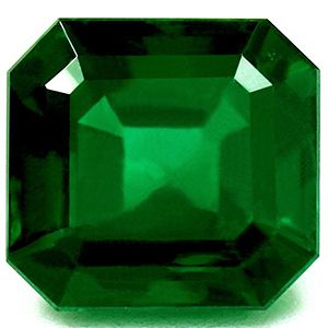Szmaragd 2,30 ct, zielony, szlif szmaragdowy