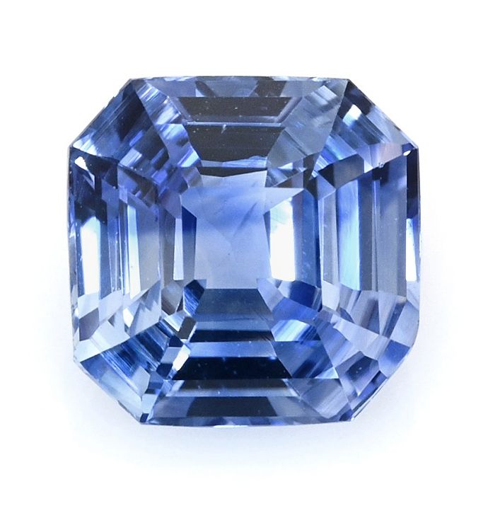 Szafir 1,12 ct, niebieski, szlif szmaragdowy