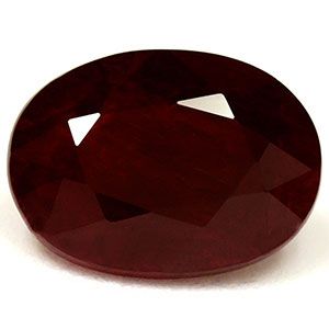RUBY FACETED 1.69ct RED Deep Red SI REST_OF_AFRICA HEATED