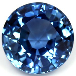 SAPPHIRE FACETED 1.5ct BLUE Vivid Blue EC THAILAND NONE