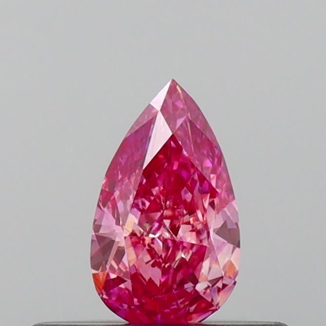 0.28 CT Fancy Vivid Pink PEAR