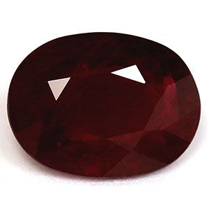 RUBY FACETED 1.39ct RED Pigeon Blood Red SI REST_OF_AFRICA HEATED