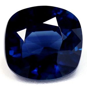 Szafir 1,70 ct, niebieski, szlif cushion