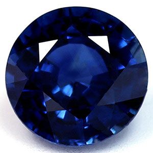 Szafir 1,15 ct, niebieski, szlif okrągły