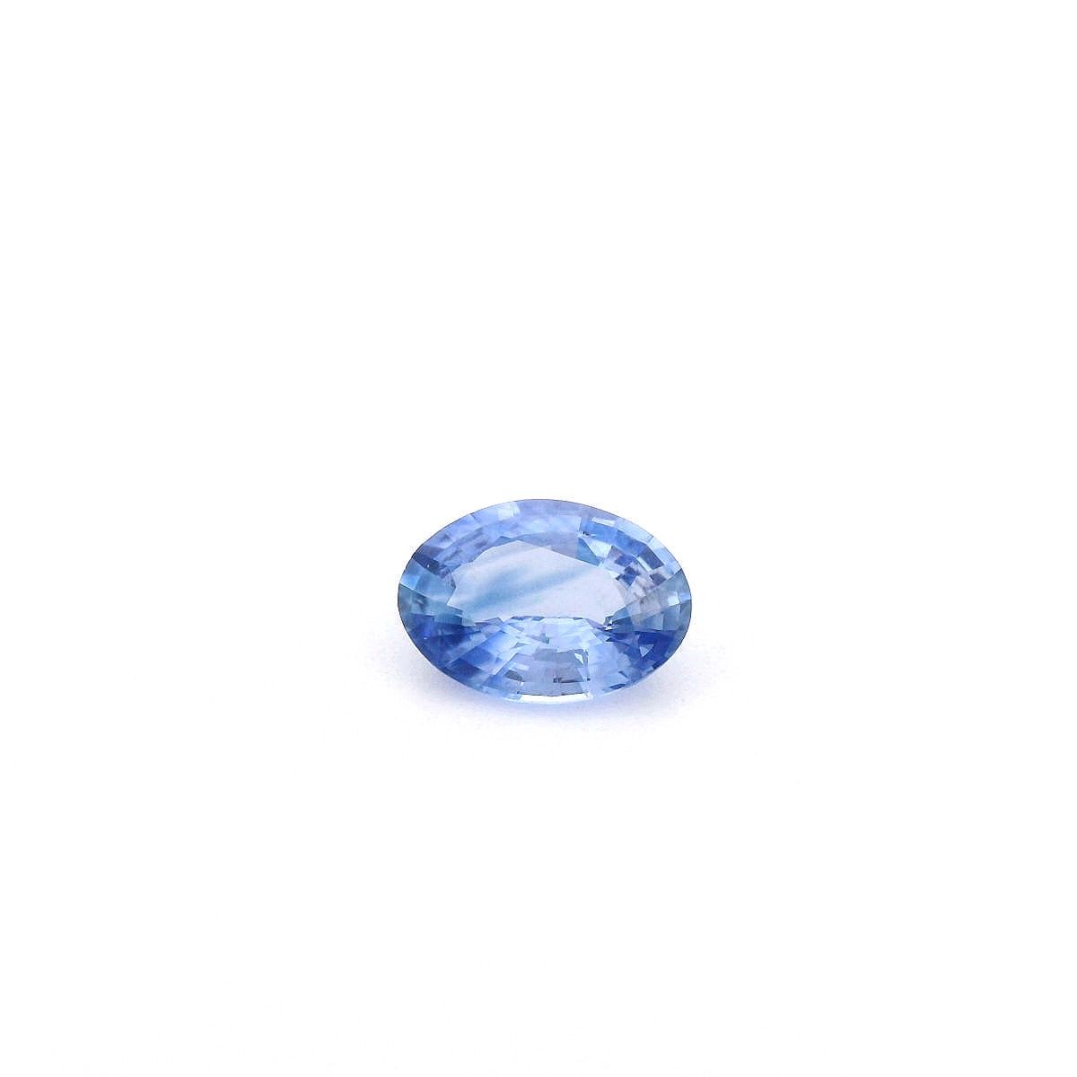 SAPPHIRE FACETED 0.72ct BLUE Medium intense EC SRILANKA HEATED
