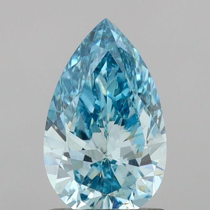 1.09 CT Fancy Vivid Blue PEAR