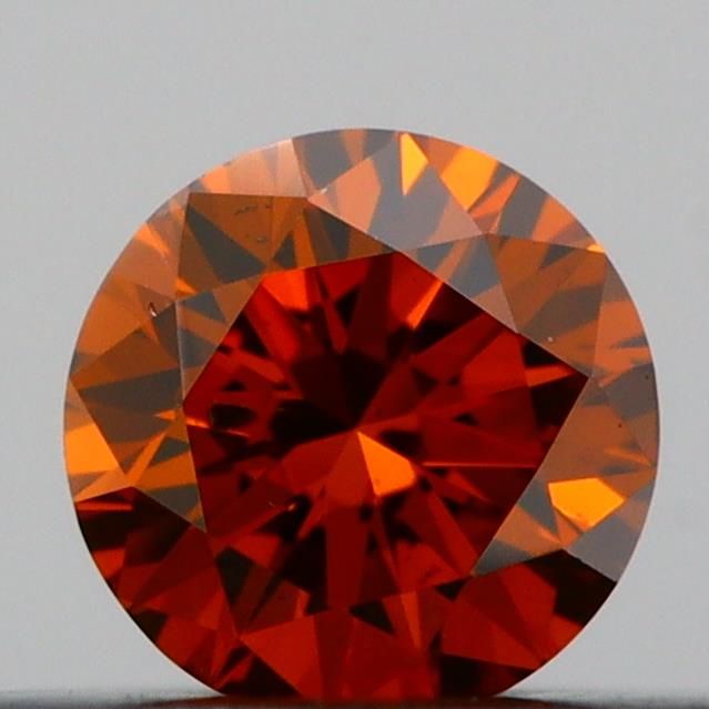 0.18 CT Fancy Deep Orange ROUND